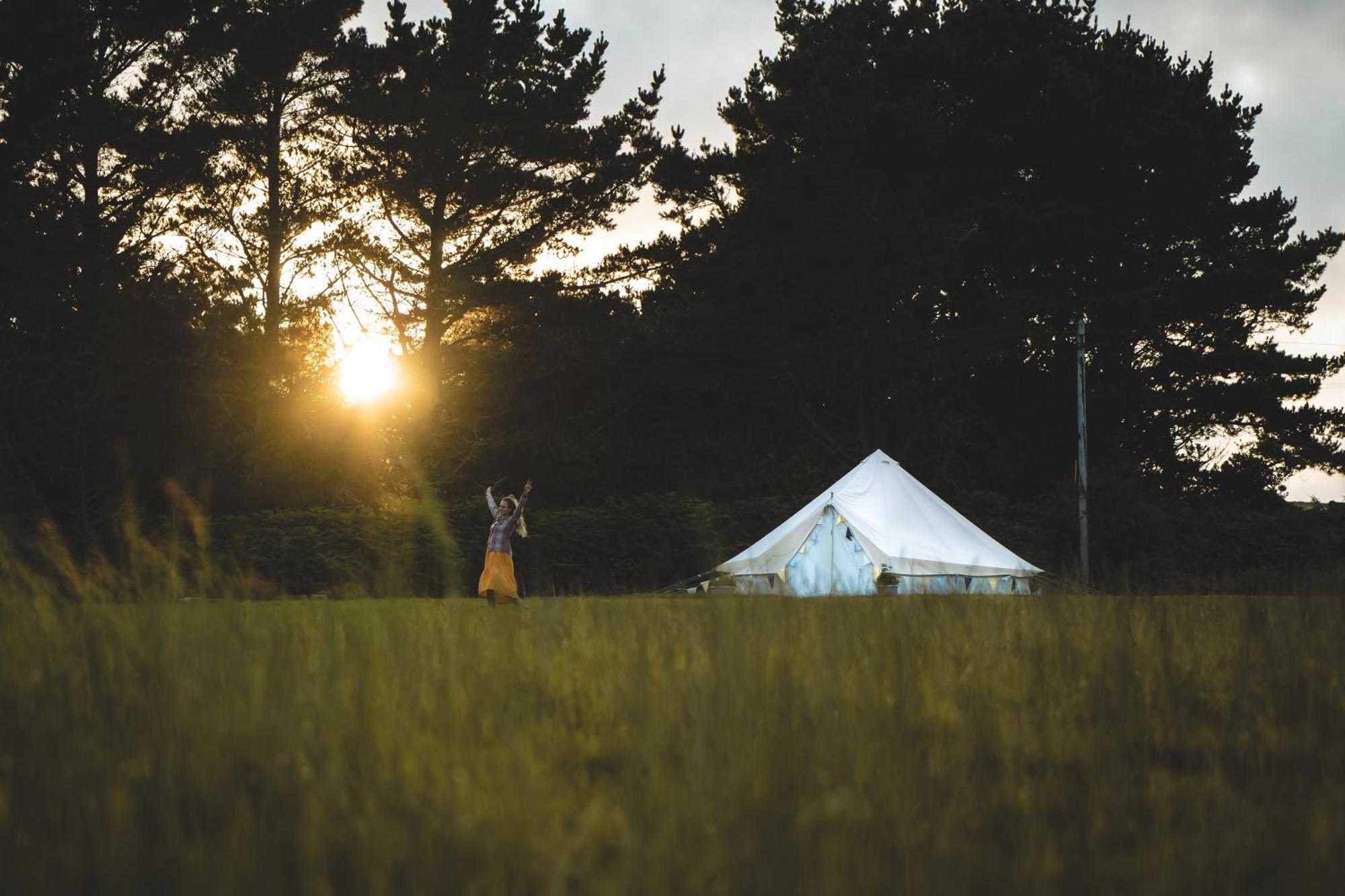 Trevena Cross Glamping & Camping Helston Exteriör bild