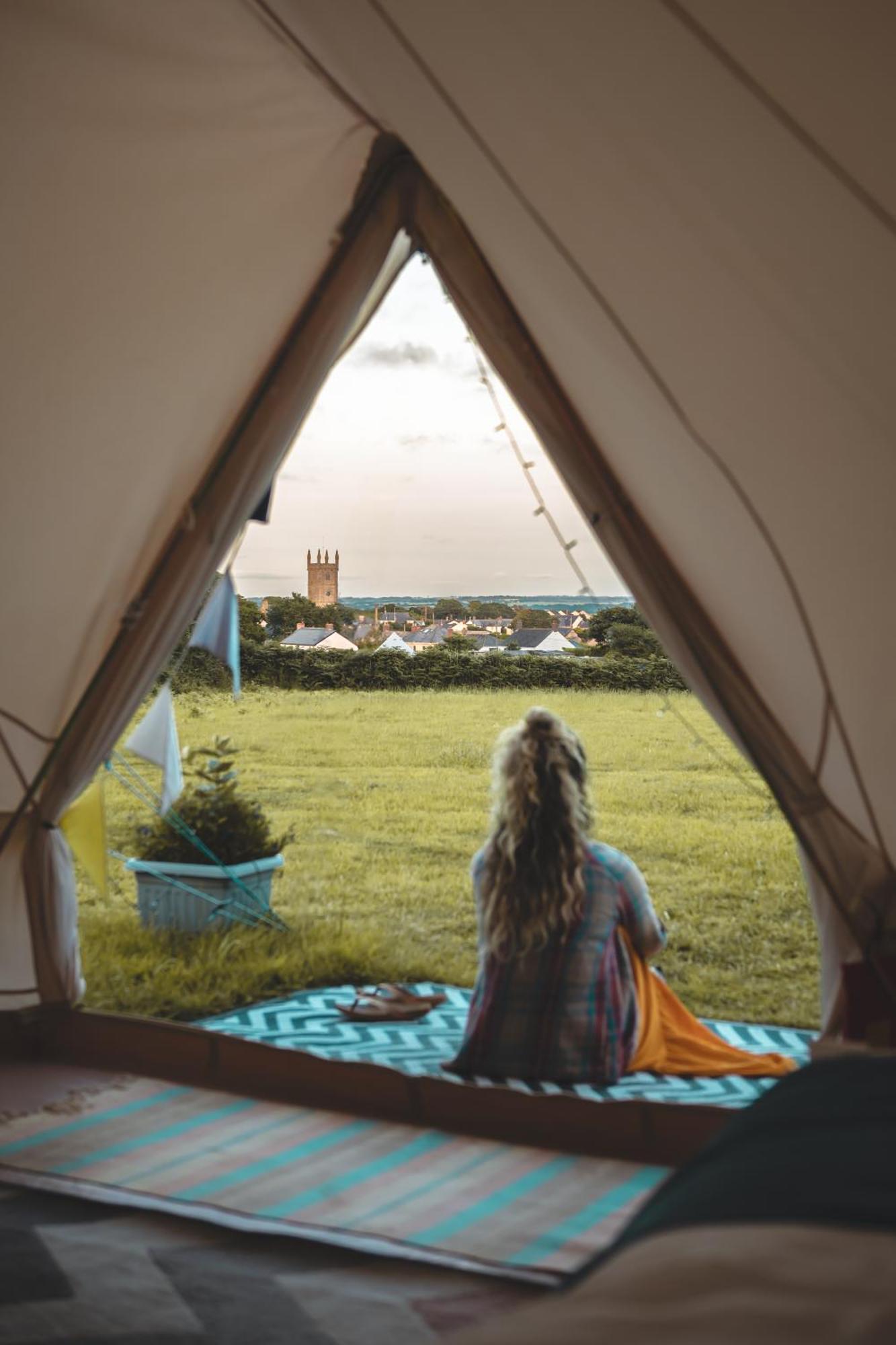 Trevena Cross Glamping & Camping Helston Exteriör bild